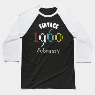 1960 February  Vintage Baseball T-Shirt
